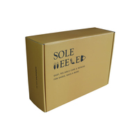 Scatola per Scarpe in Cartone Ondulato Personalizzata di Alta Qualità con Laminazione Opaca, Goffratura e Stampa Logo Personalizzata