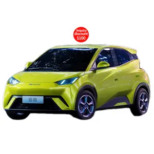 New Energy Vehicles New Electric Car By BYD Seagull With LED Lights Cheap Rate Shop Used Cars Play Car Promo