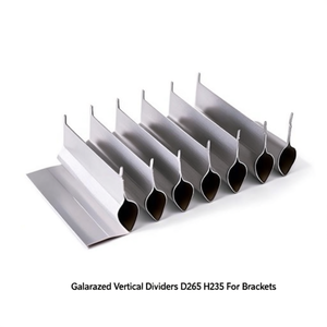 Fami Galvanized Vertical Dividers D265 H235 For <b>Brackets</b> - Product Image 3