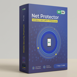 Net Protector Premium, Seguridad Móvil, 1 Usuario, 1 Año, Software para la Seguridad del Teléfono Inteligente, Protección de la Privacidad, Defensa Contra Virus y Escaneo - Product Image 1