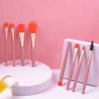 8 buah set kuas rias bulu lembut concealer eyeshadow kuas multiwarna kuas rias profesional