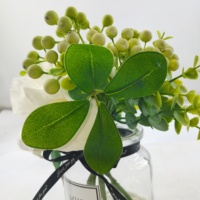 Vente en gros de Roses artificielles préservées, fleurs artificielles, verre de jardinière en vrac bon marché