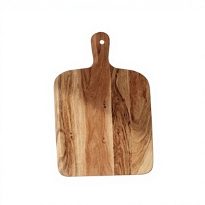 Bandeja de madera para servir alimentos, diseño multifuncional, hecha a mano, personalizable, tabla de cortar de madera para accesorios de cocina - Product Image 1