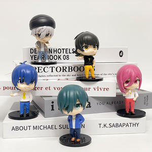<span class=keywords><strong>BLUE</strong></span> <span class=keywords><strong>LOCK</strong></span> 5 PCS/SET Nagi STASTO <span class=keywords><strong>Bachira</strong></span> Meguru Isagi Yoichi Q Ver PVC Sommeil Dessin Animé Figuine Japonais Jouet Statue Anime PVC Figure - Product Image 1