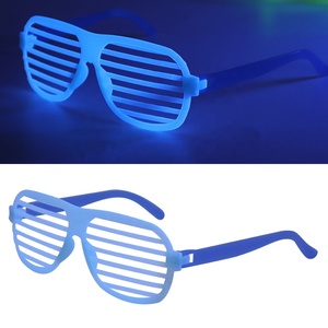 <span class=keywords><strong>90S</strong></span> ปาร์ตี้นีออนงานวันเกิดของตกแต่งกระพริบนีออนบาร์นีออนเรืองแสงแว่นตาเรืองแสงในที่มืดชัตเตอร์แว่นตา - Product Image 5