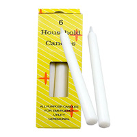 Bougies coniques blanches pas chères Tunisie bâton de cire 1.5cm bougies velas