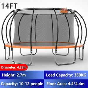 Precio de Fábrica: Trampolín de Calabaza de 6-16 pies con Red, Capacidad de Carga de 150-350 kg, <span class=keywords><strong>Cama</strong></span> Elástica Redonda para Exteriores, para Jardín y Gimnasio Infantil - Product Image 5