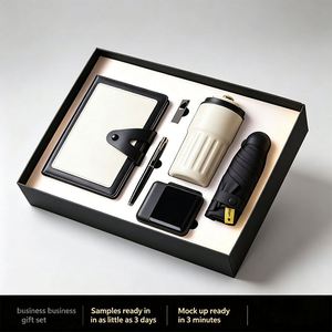 Ensemble d'affaires : Carnet A5 en cuir PU avec stylo, tasse de voyage et batterie externe USB – Idéal pour les participants aux conférences, coffret cadeau de Noël pour les employés - Product Image 4