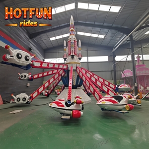 Manège Certifié par le Fabricant, 24 Places, Manèges d'Avion à Commande Individuelle pour Parc d'Attractions, Manèges d'Avion Électriques Sûrs - Product Image 1