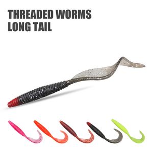 Señuelo de Pesca Flexible de Primera Calidad, 130 mm, 5 g, con Cola Rizada, Alta Elasticidad, para Pesca en Agua Dulce y Salada - Product Image 6