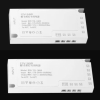 Controlador LED de 12V/24V, 24W, 36W, 60W, 100W, 150W, para muebles de armario/armario, conectores divisores de voltaje de fuente de alimentación de alta eficiencia