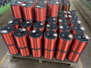 توريد AWG 18 20 22 24 26 28 30 32 34 SWG سلك ألومنيوم دائري بالمينا لف أسلاك ألومنيوم مغناطيسية - Product Image 2