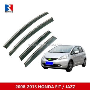 Déflecteurs de Vitres Latérales pour HONDA FIT JAZZ 2008-2013 – Pare-Soleil et Pluie, Visières de Porte, Protection Contre le Vent - Product Image 2