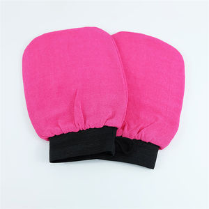 2021 LOGO personalizzato marocchino 150D corpo viso Rayon bagno doccia guanti esfolianti rimozione guanto abbronzatura pulizia del corpo massaggio della pelle - Product Image 6