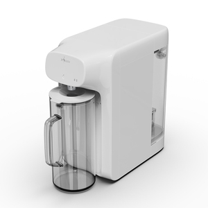 Système <span class=keywords><strong>de</strong></span> filtre à eau par osmose inverse <span class=keywords><strong>de</strong></span> comptoir Purification en 5 étapes Mini purificateur d'eau portable RO avec <span class=keywords><strong>carafe</strong></span> en verre externe - Product Image 1