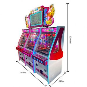 เครื่องเล่นเกมหยอดเหรียญเชิงพาณิชย์ขนาดใหญ่ของ Baihui Animation สำหรับเครื่องดันเหรียญและอุปกรณ์ความบันเทิงทางวิดีโอ - Product Image 3