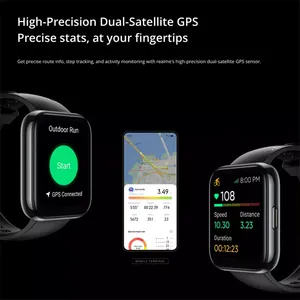 Per xiaomi Realme Smartwatch Reloj orologio 2 <span class=keywords><strong>Pro</strong></span> Smartwatch 14 giorni di durata della batteria 1.75 "Display a colori GPS ad alta precisione Dual- - Product Image 5
