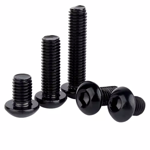Vis métriques en gros M8 M10 M12 en acier inoxydable 304 et acier au carbone, à tête bombée et six pans creux, grade 10.9 - Product Image 6