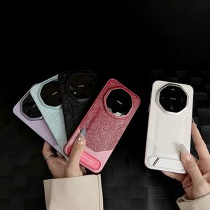 Funda Protectora con Soporte Trasero de Cuero Vegano con Diseño de Dragón para Huawei <span class=keywords><strong>Mate</strong></span> 80 Pro Max / 40 50 60 70 80 Pro + RS, Protector de Cámara - Product Image 1