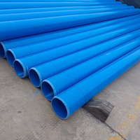 Tube PVC Bleu 90mm 110mm 125mm Fabricant De Tuyaux De Plomberie En PVC 4 "5" 6 "8 Pouce