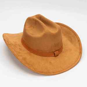 Sombrero de Vaquero de Gamuza Vintage de Alta Calidad con Logotipo Personalizado y Marca Privada - Product Image 3