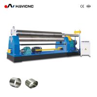 Machine de pliage à trois rouleaux Havi W-11 CNC, ligne de production automatique de profilage en acier inoxydable