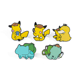 เข็มกลัดโลหะลายการ์ตูนขายดีที่สุด เข็มกลัดอนิเมะแบบกำหนดเอง อุปกรณ์ตกแต่งเสื้อผ้า เข็มกลัดเคลือบ - Product Image 3