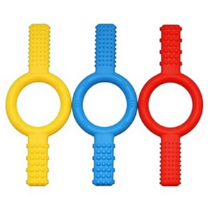 Mordedor Sensorial de Silicona para Bebés, Grado Alimenticio, Suave, Juguete Masticable para Estimulación Oral Infantil - Product Image 2