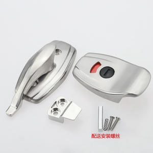 Cerradura de Acero Inoxidable Reforzada para Puertas de Baños Públicos, con Indicador de Ocupado/Vacío, Pestillos para Ventanas de Puertas - Product Image 2