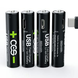 Aaa 400Mah Usb Oplaadbare Lithium Batterij 1.5V Aaa Batterij Voor Klok - Product Image 2