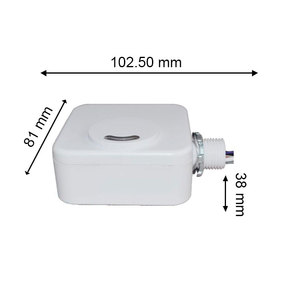 BRI819-L-D thấp bay lò vi sóng tự động bên ngoài LED bảng điều chỉnh năng lượng mặt trời Dải ngoài trời an ninh mini chuyển động hiện diện cảm biến - Product Image 5