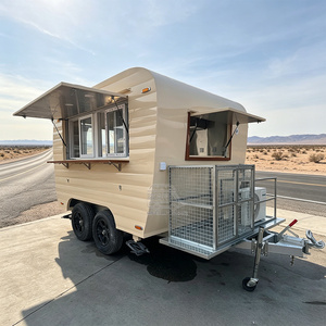 Mobile Vending Cart Customized Food Trailer Hot Dog Vending Cart Commercial Service Window Winery Food Trailer - Product Image 3