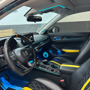Miglior aggiornamento Kit di illuminazione ambientale a 64 colori per <span class=keywords><strong>Honda</strong></span> per 2022 civico-2025 accessorio accessorio interno a LED 11a generazione - Product Image 5
