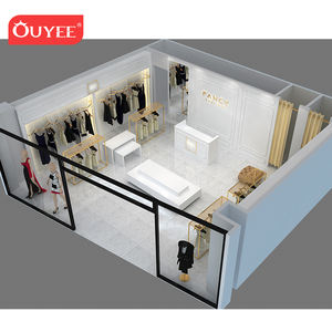 衣料品店の装飾ディスプレイラック家具婦人服店インテリアデザイン - Product Image 4