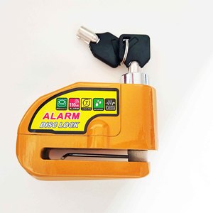 Kunci <span class=keywords><strong>Alarm</strong></span> Anti Maling Sepeda Berbahan Aluminium Alloy Tahan Air dengan Pengoperasian Kunci - Product Image 2