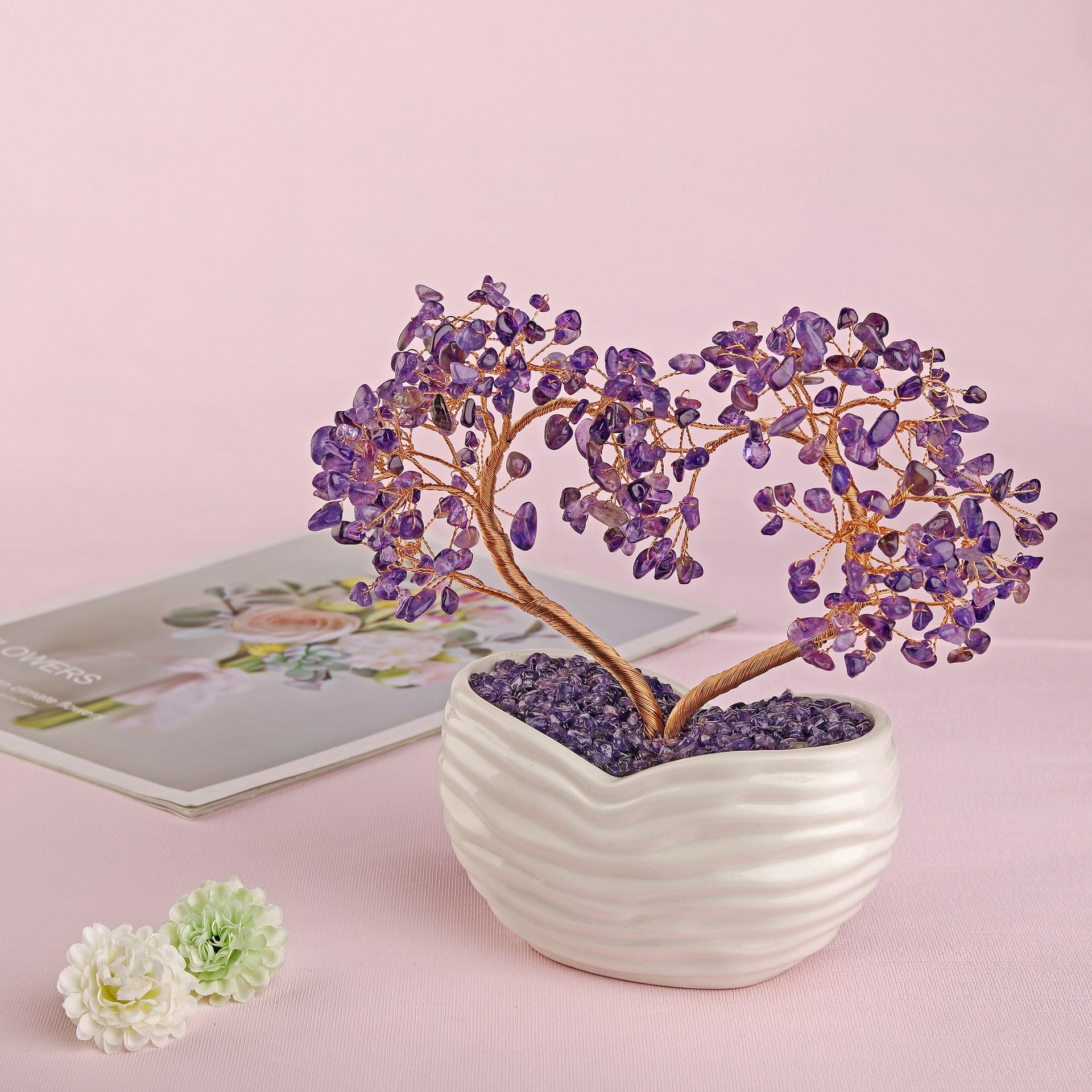 20-21cm Kristallherz Geldbaum Heilender Edelstein Bonsai Ornament fr  Hochzeit Feng Shui Reichtum Glck Heim Innen Bro Dekoration| Alibaba.com