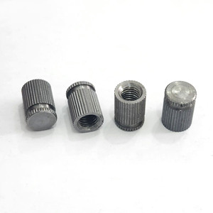 Insertos de Rosca Métricos QIBIND FMK-B, Roscados Completamente, de Acero al Carbono Moleteado, para Equipos de Transporte Ferroviario - Product Image 1