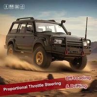 Camioneta RC Dwi Dowellin Escala 1/16 Todoterreno 4x4 RTR |   Camioneta a Control Remoto 4WD con Motor de Escobillas 280 y Control Proporcional