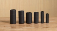 Tube kertas kraft biodegradable 2 oz untuk deodoran, dan tube kertas kraft 0,3 oz untuk lip balm dan minyak wajah (dengan cetakan).