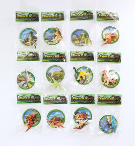 Mini modelo de pvc con tarjeta de nombre para niños, juguete educativo de aprendizaje de dinosaurio a juego - Product Image 4