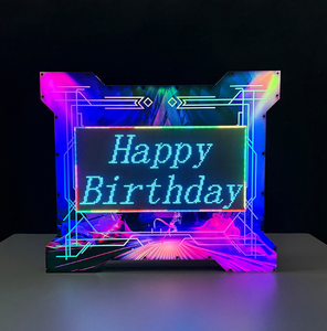 モダンなデジタルアプリでプログラム可能なLEDサイン、VIPレターボード、スクロールテキスト、ナイトクラブの祝賀会、パーティー、マーキーツール - Product Image 6