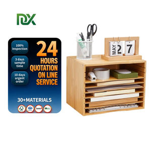 ที่เก็บเอกสารไม้ไผ่ <span class=keywords><strong>ชั้น</strong></span><span class=keywords><strong>วาง</strong></span>จดหมาย 5 <span class=keywords><strong>ชั้น</strong></span> สำหรับจัดเก็บเอกสาร จัดระเบียบ<span class=keywords><strong>โต๊ะ</strong></span><span class=keywords><strong>ทำงาน</strong></span> ห้องนั่งเล่น โฮมออฟฟิศ - Product Image 1