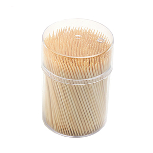 <span class=keywords><strong>Cure</strong></span>-dents en bambou de qualité supérieure, couleur naturelle, prix d'usine, emballage en gros - Product Image 4