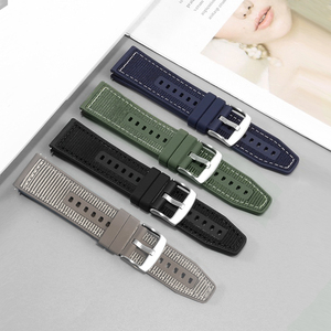 Di alta qualità in Silicone ibrido sport Smart Watch di qualità intrecciato <span class=keywords><strong>cinturino</strong></span> in Nylon 22mm 46mm cinturini per <span class=keywords><strong>Huawei</strong></span> Watch <span class=keywords><strong>GT2</strong></span> GT3 GT4 - Product Image 6