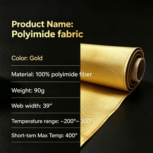 Tissu tissé en polyimide P84, ignifuge intrinsèque, sans fuite de matière, résistant au feu, pour vêtements de protection - Product Image 4