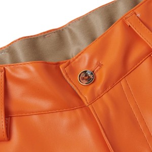 Pantalon en cuir de qualité supérieure, coupe droite, style décontracté, respirant, en cuir véritable, pour homme, idéal pour l'hiver. - Product Image 6