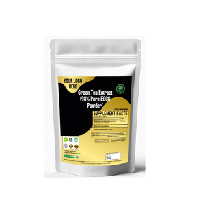 Extracto de Té Verde en Polvo 98% Puro, Etiqueta Privada Personalizable, Fabricante Indio OEM para Compradores al por Mayor, Extracto de Planta - Product Image 1