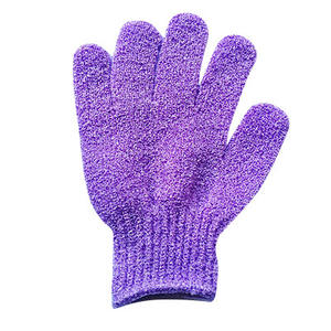 Gants de douche à cinq doigts I-0484, brosses de massage SPA, éliminateur de peaux mortes, exfoliant corporel, gants de bain exfoliants - Product Image 3