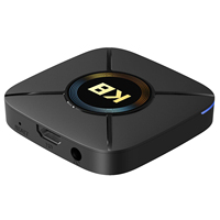 TV Box Android Terbaik HK1 K8 MINI RK3518 2G 16G, Set-Top Box Digital, Dual Wifi 4K, Remote Suara BT, Smart Media Player STB K8mini