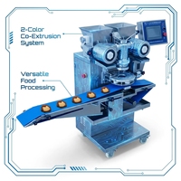 Machine automatique HJ-860 pour l'enrobage et la découpe de biscuits en forme de pingouin, avec capacité de 10 à 120 pièces/minute, pour farine et lait